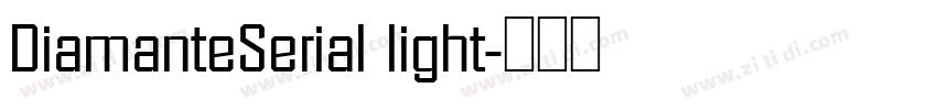 DiamanteSerial light字体转换